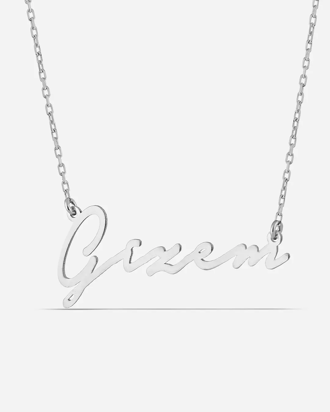 Silver Name Necklace