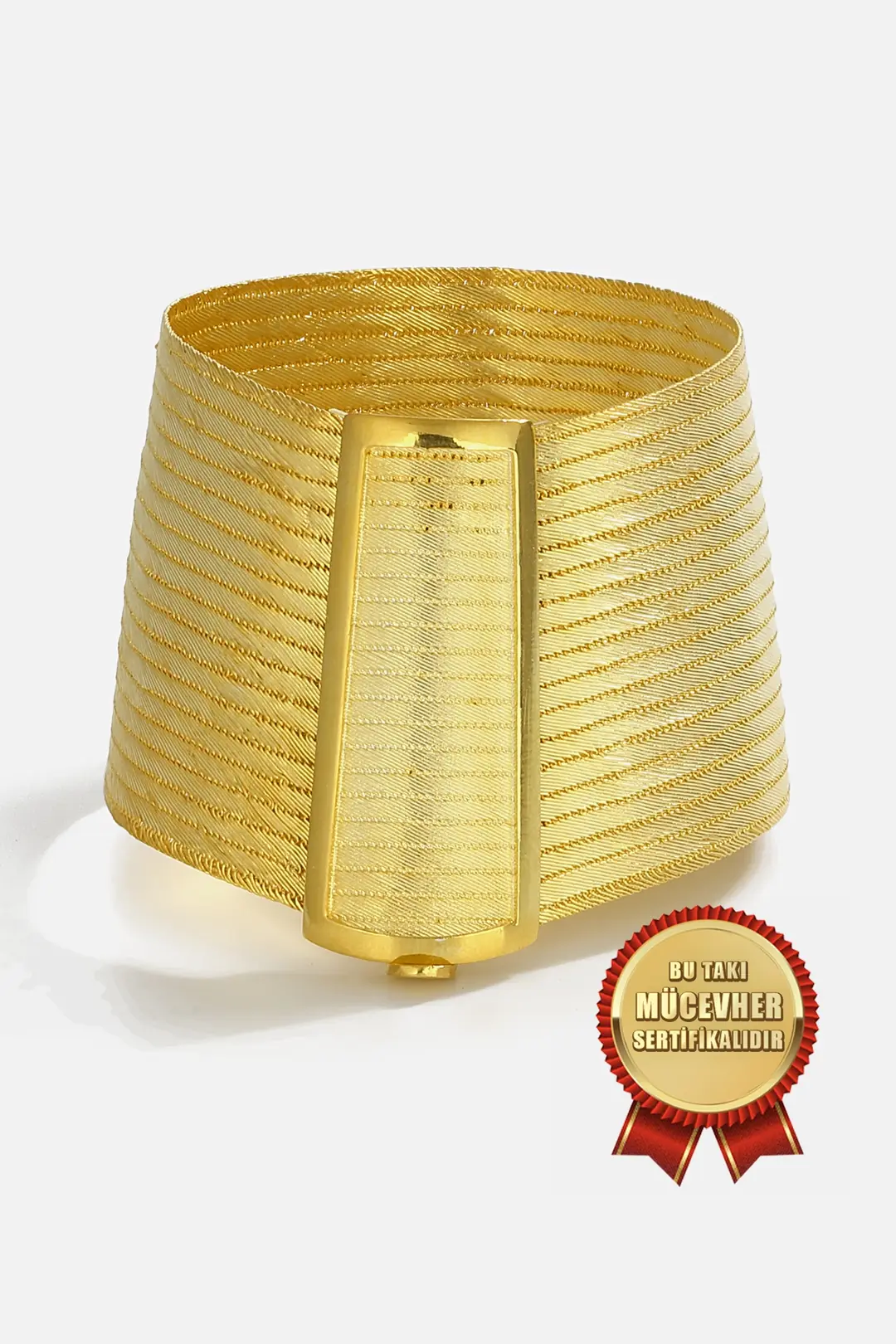 925 K Silver 19 Row Trabzon Hasırı Bracelet