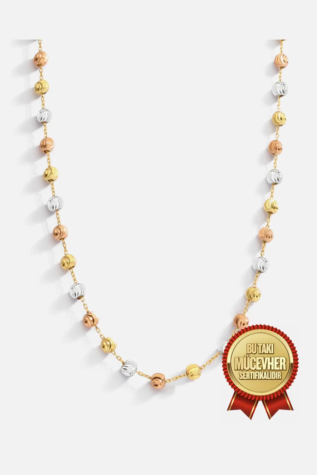 Mikron Gold Plated Silver Dorica Necklace