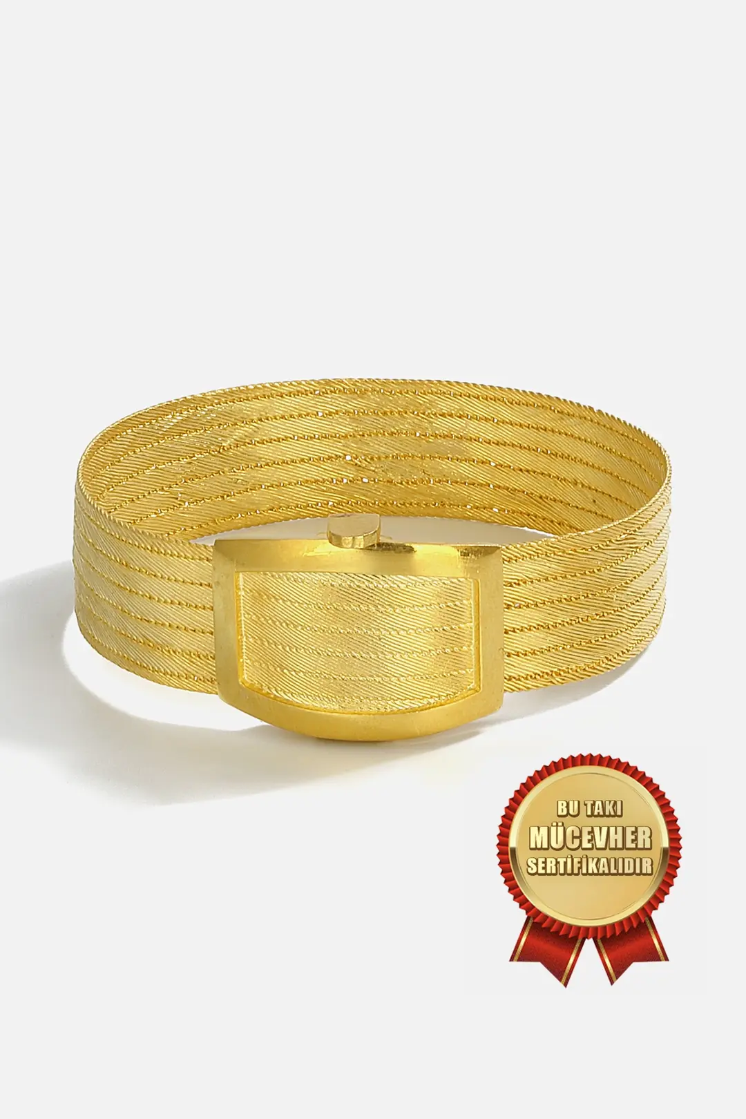 925 K Silver 7 Row Trabzon Hasırı Bracelet
