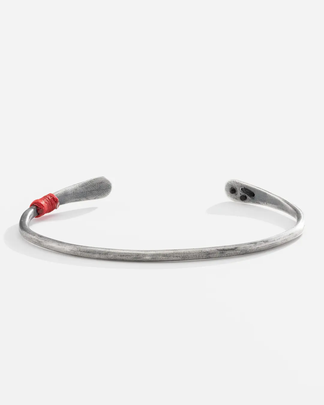 Red Black Silver Men's Bracelet
