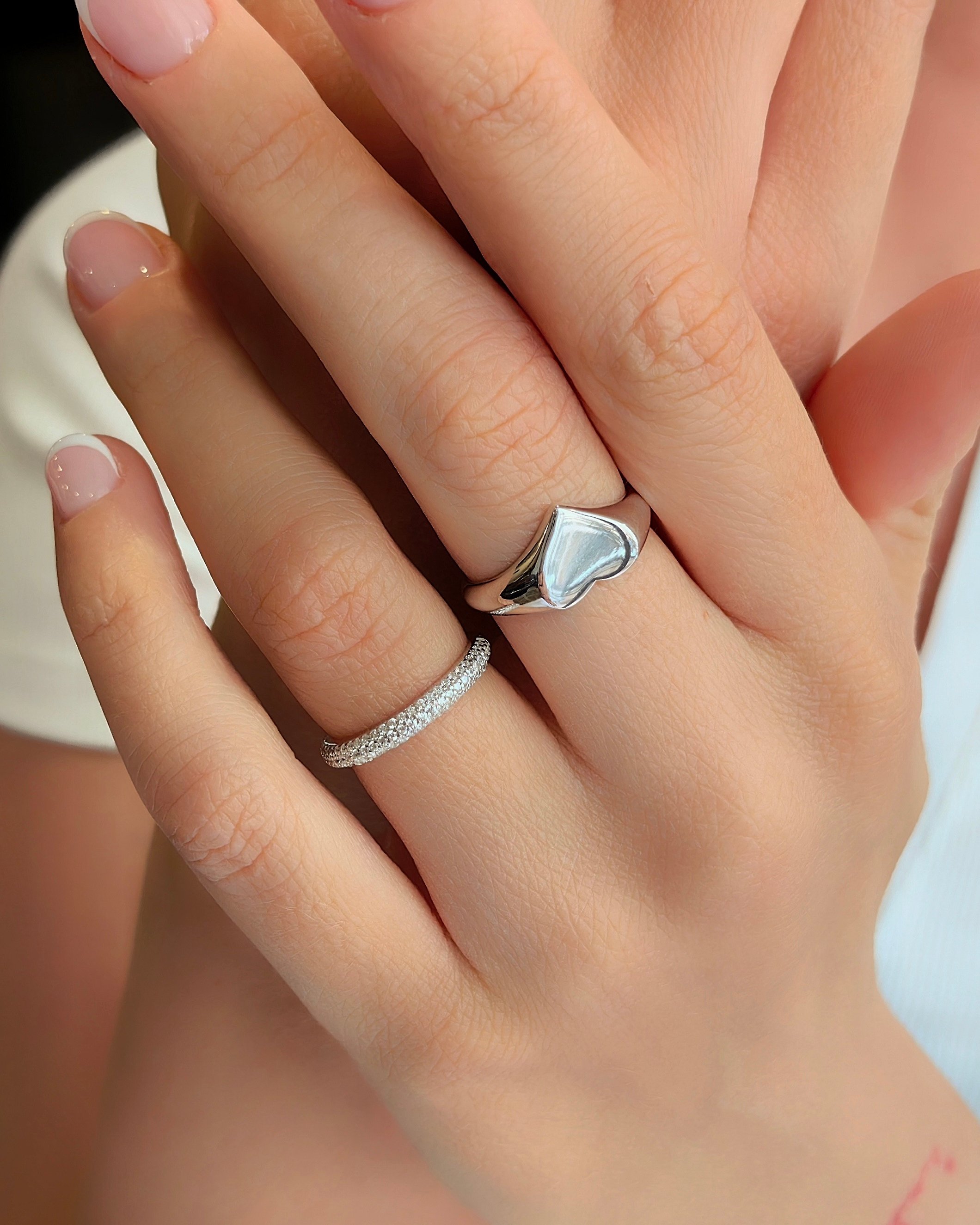 Silver Heart Ring