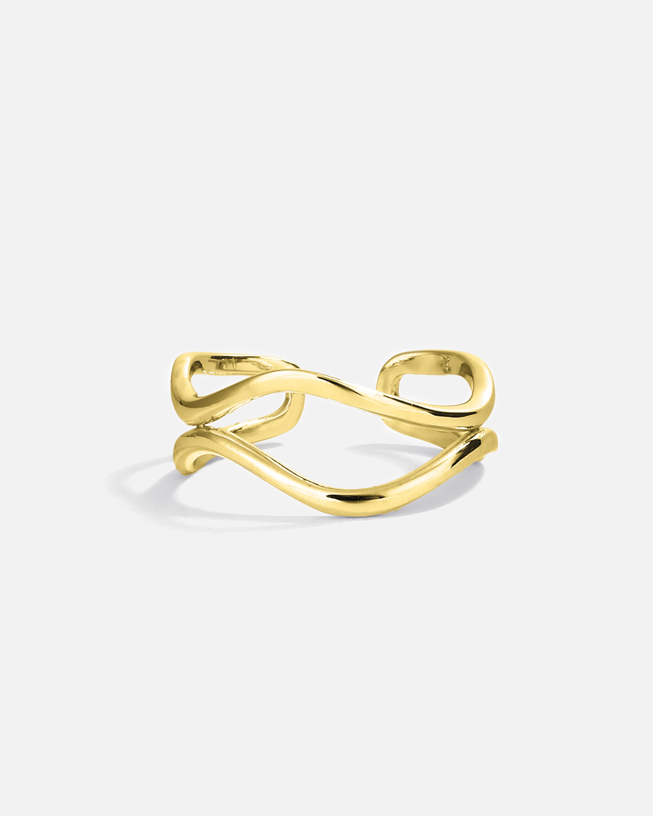 Design Silver Ring - Gold