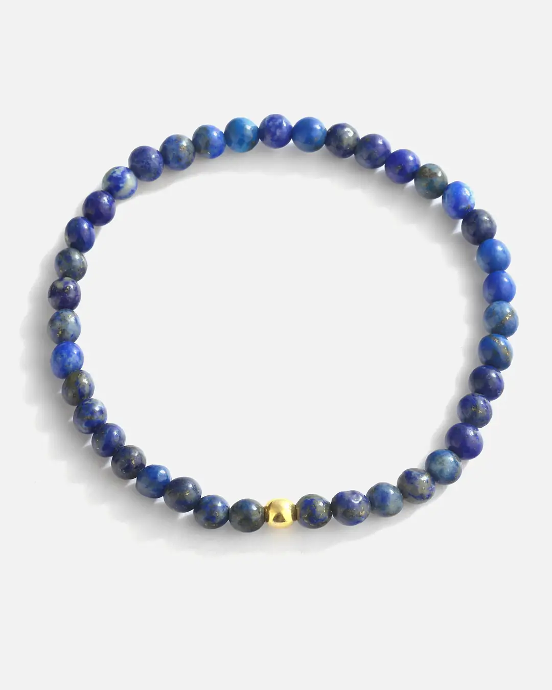 Lapis Stone-set Silver Bracelet
