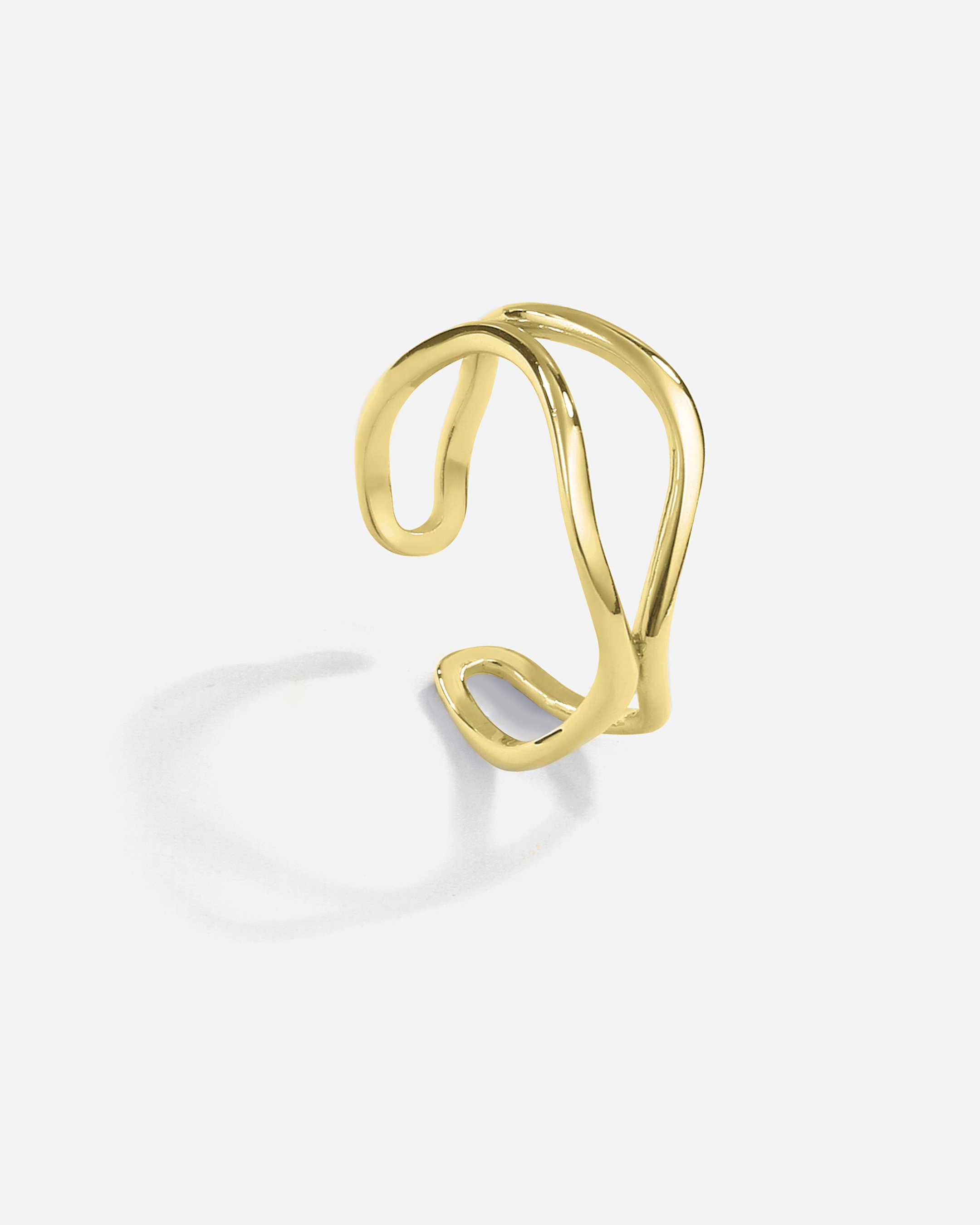 Design Silver Ring - Gold