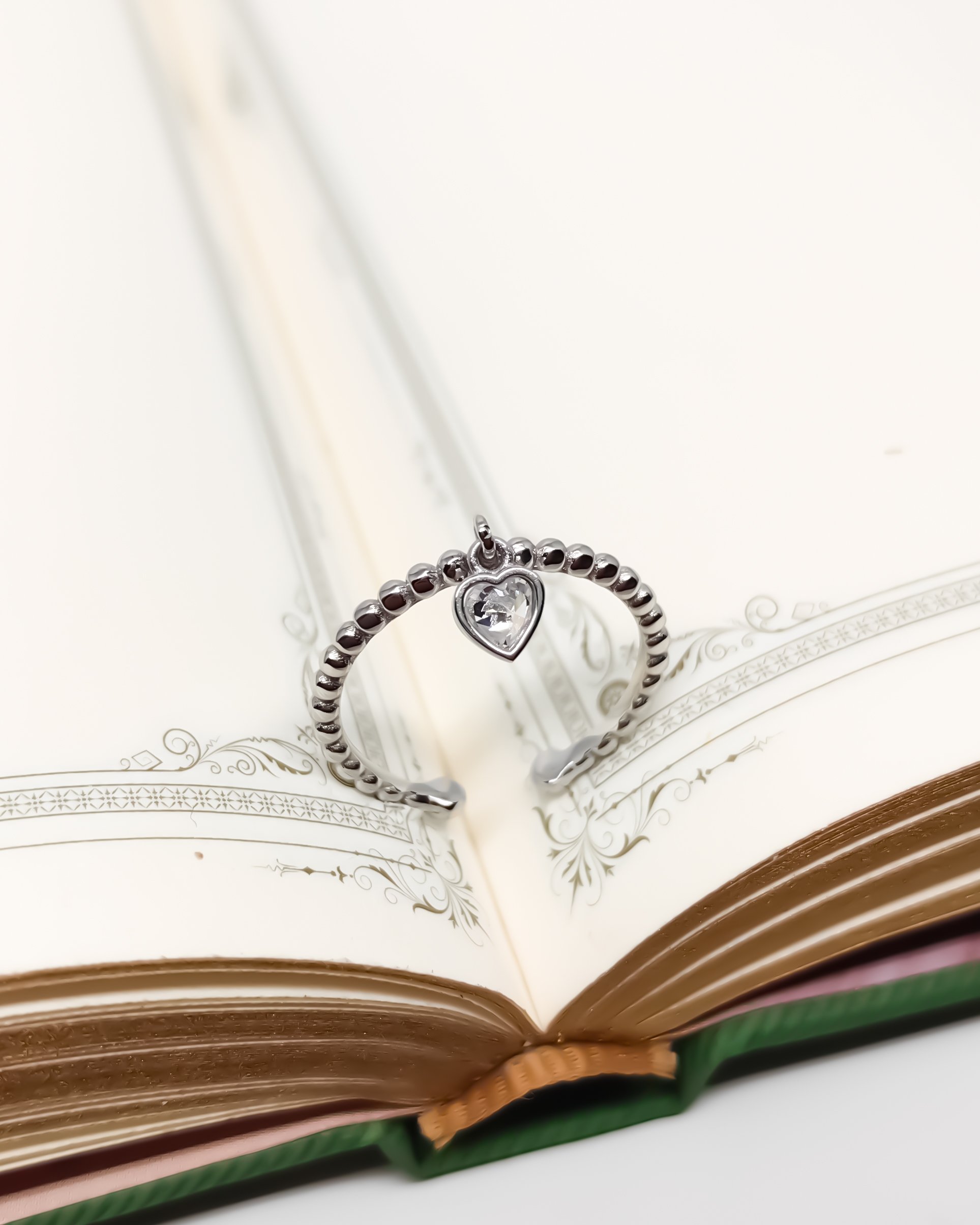 Design Silver Heart Ring