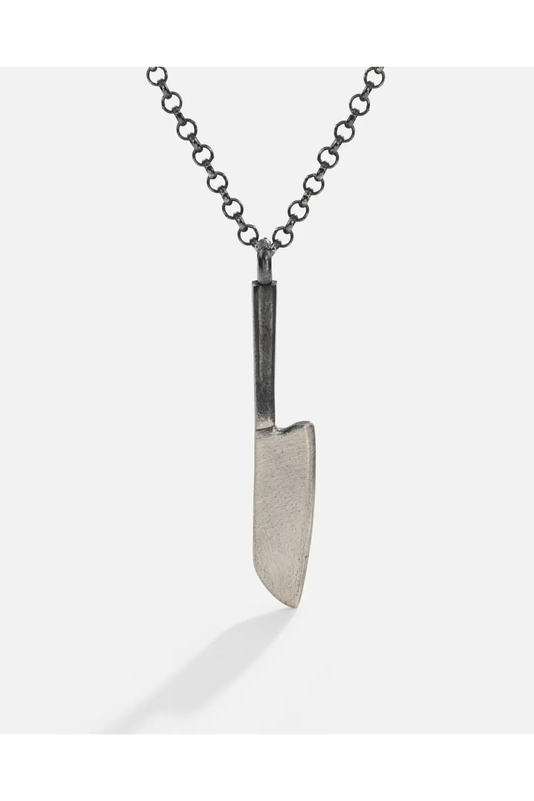 Silver Şef Bıçağı Necklace