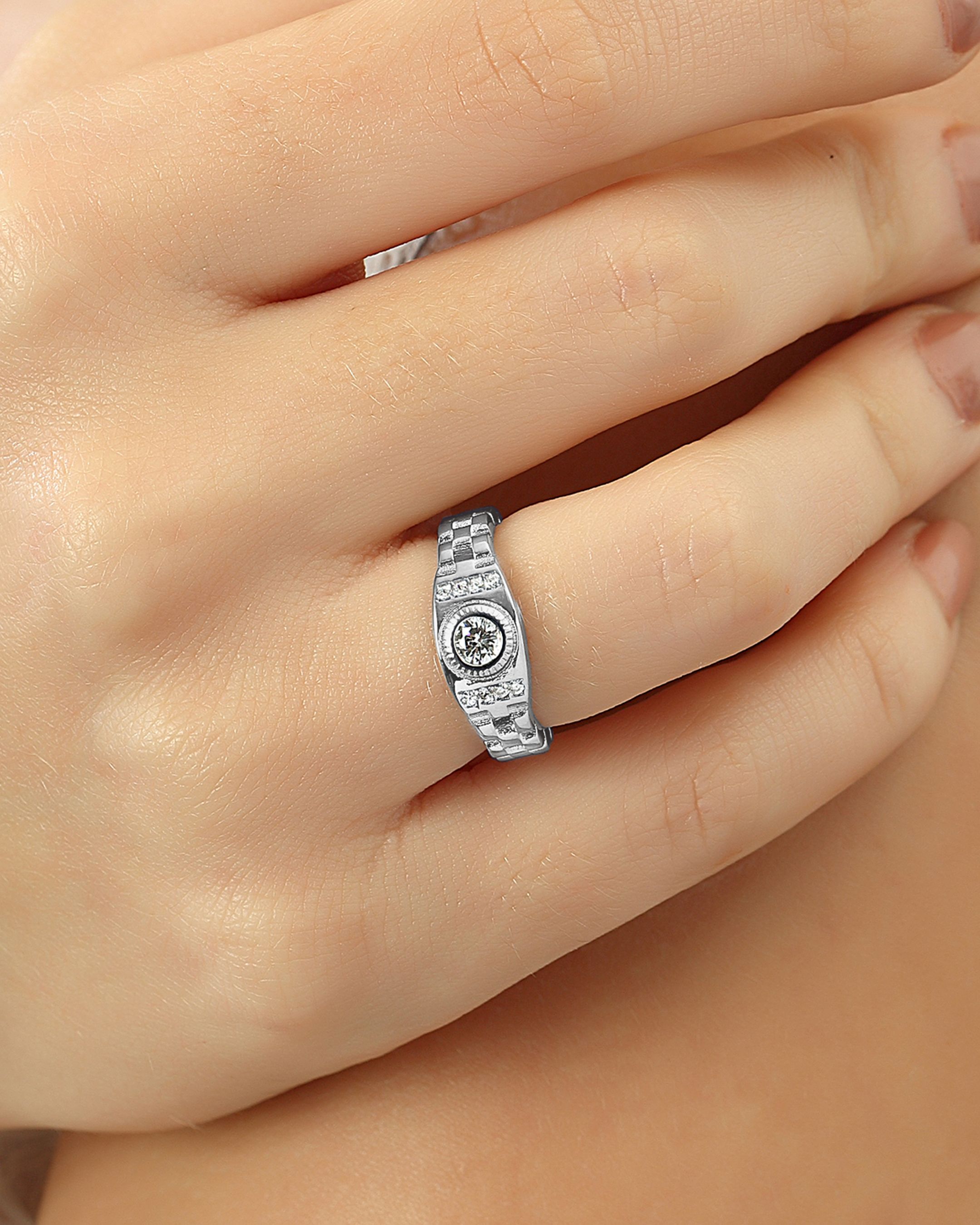 Silver Knight Ring