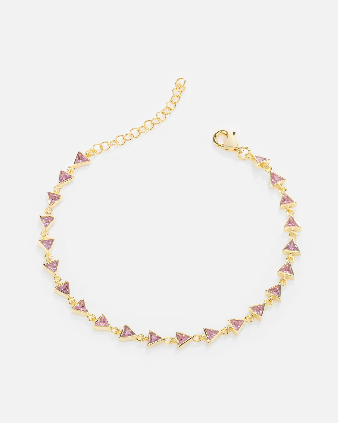 Silver Triangle Bracelet