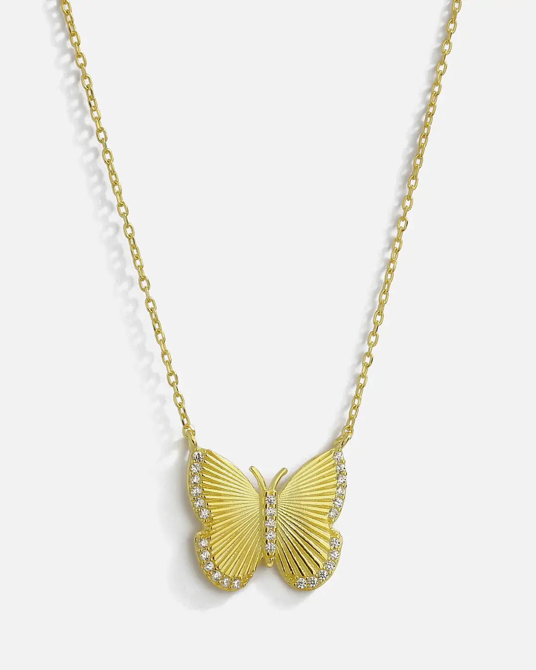Butterfly Silver Necklace