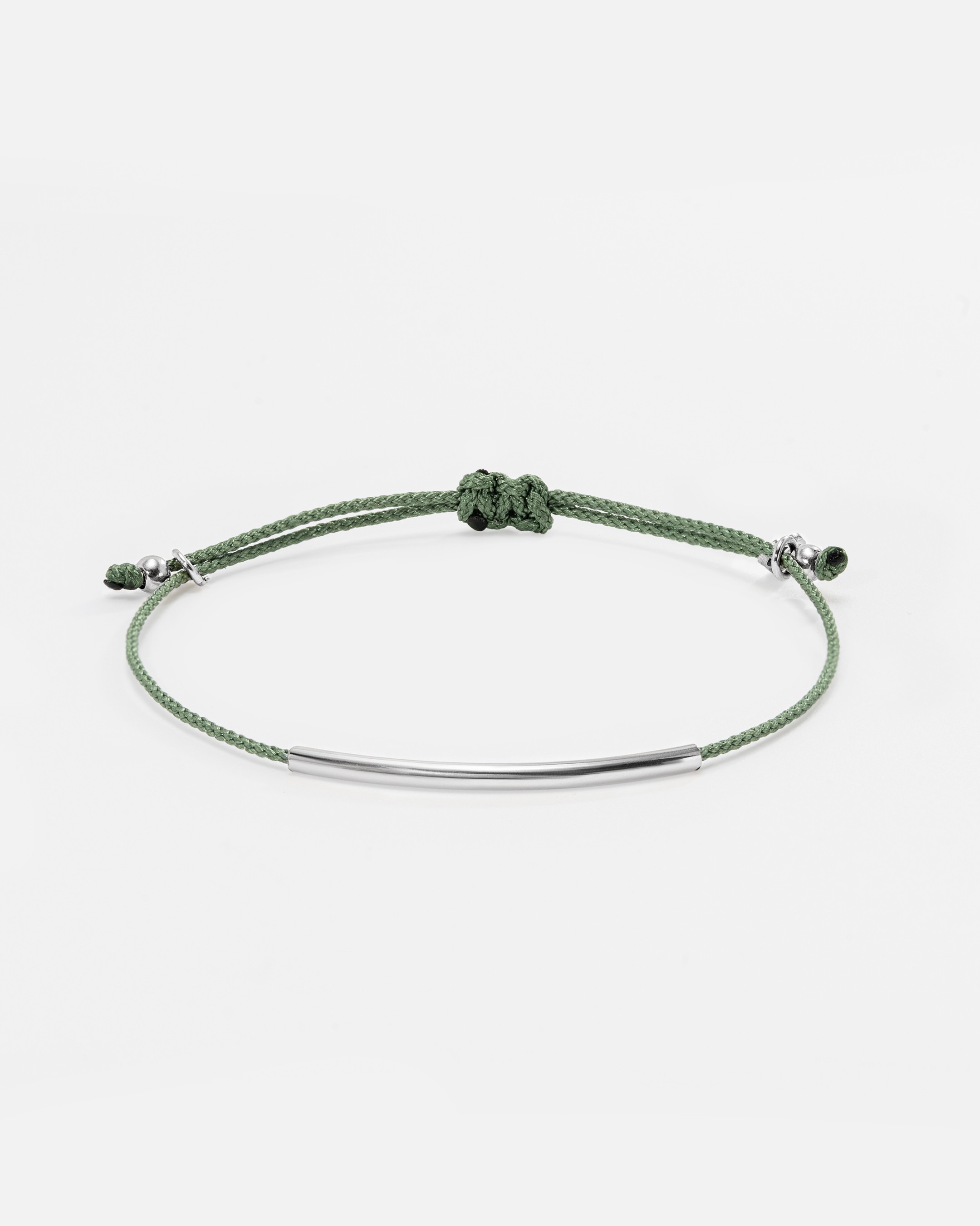 Silver Sharnel Bracelet - Haki