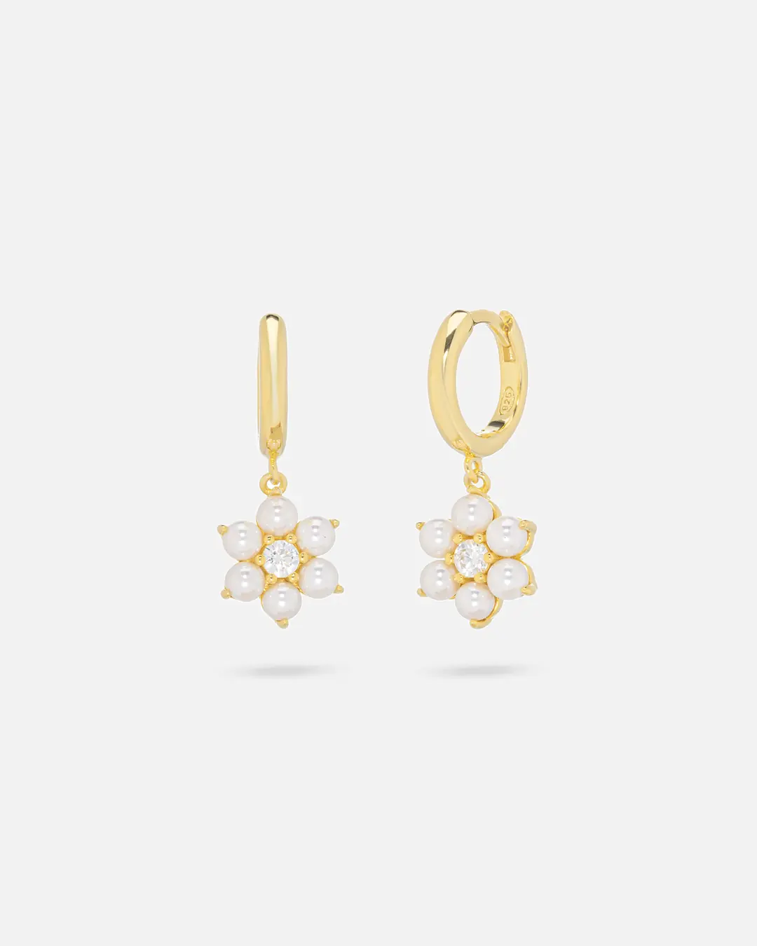 Silver Pearl Earrings