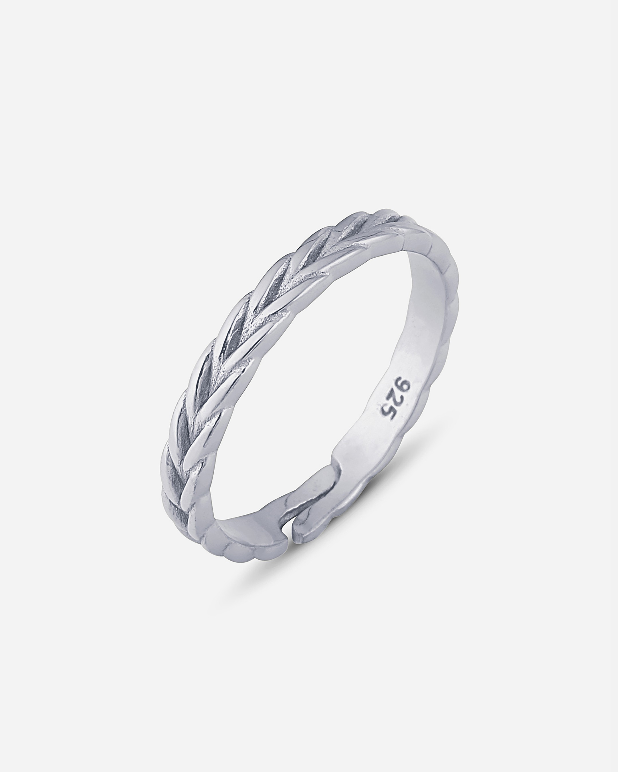 Knitted Silver Ring