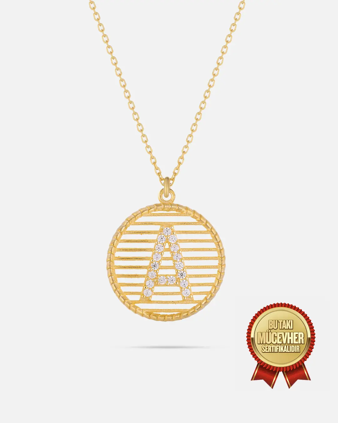 Personalized 14 K Letter Necklace