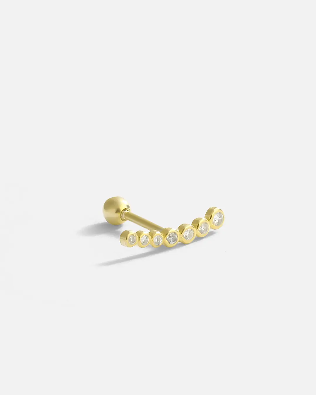 Süzme Silver Tragüs Cartilage Earrings