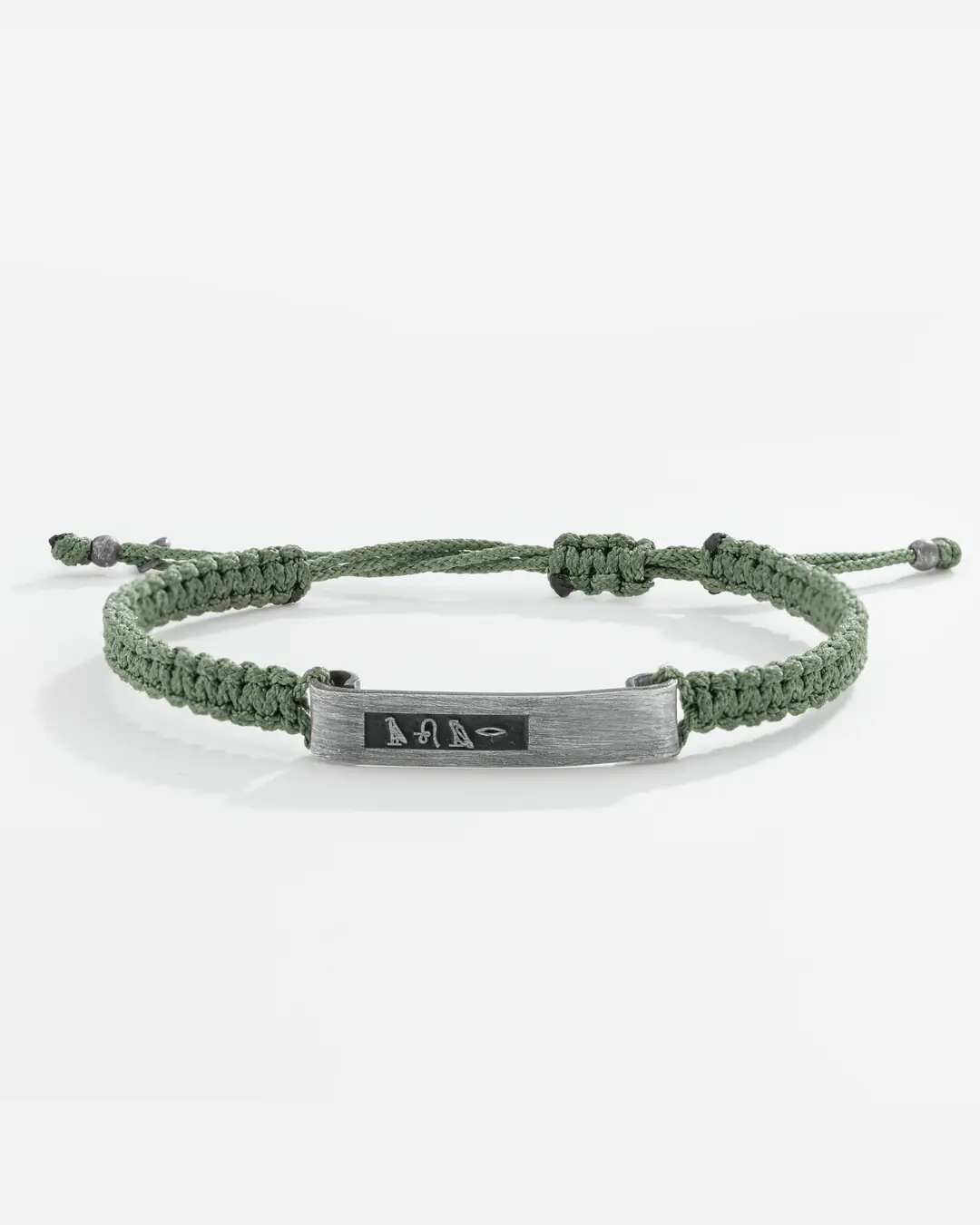 Hiyeroglif Personalized Silver Bracelet