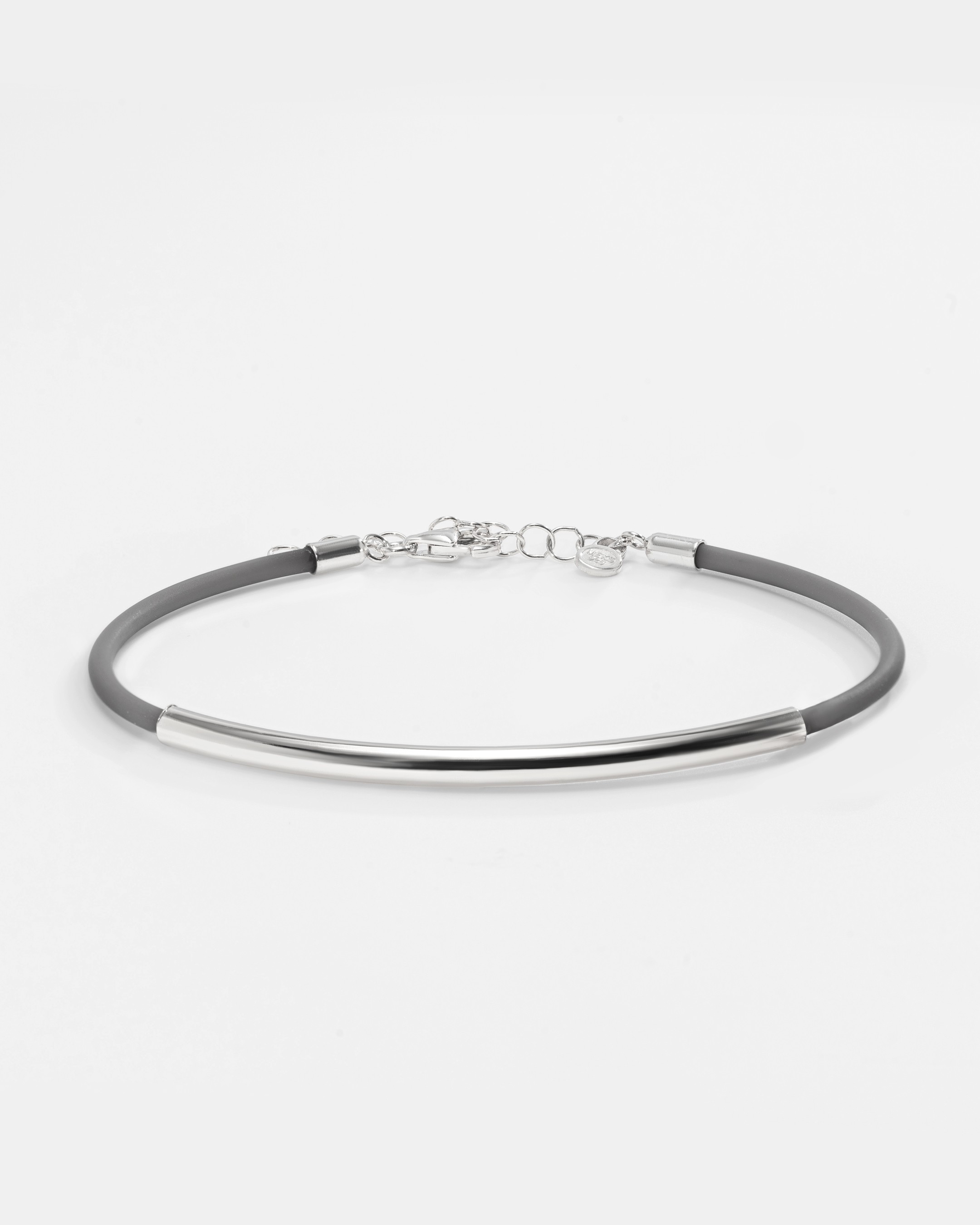 Silver Sharnel Bracelet - White Gold