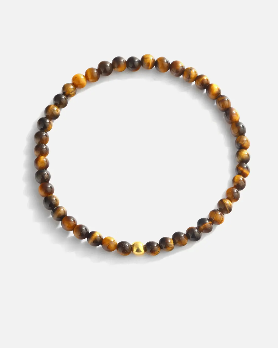 Tiger's Eye Stone-set Silver Bracelet