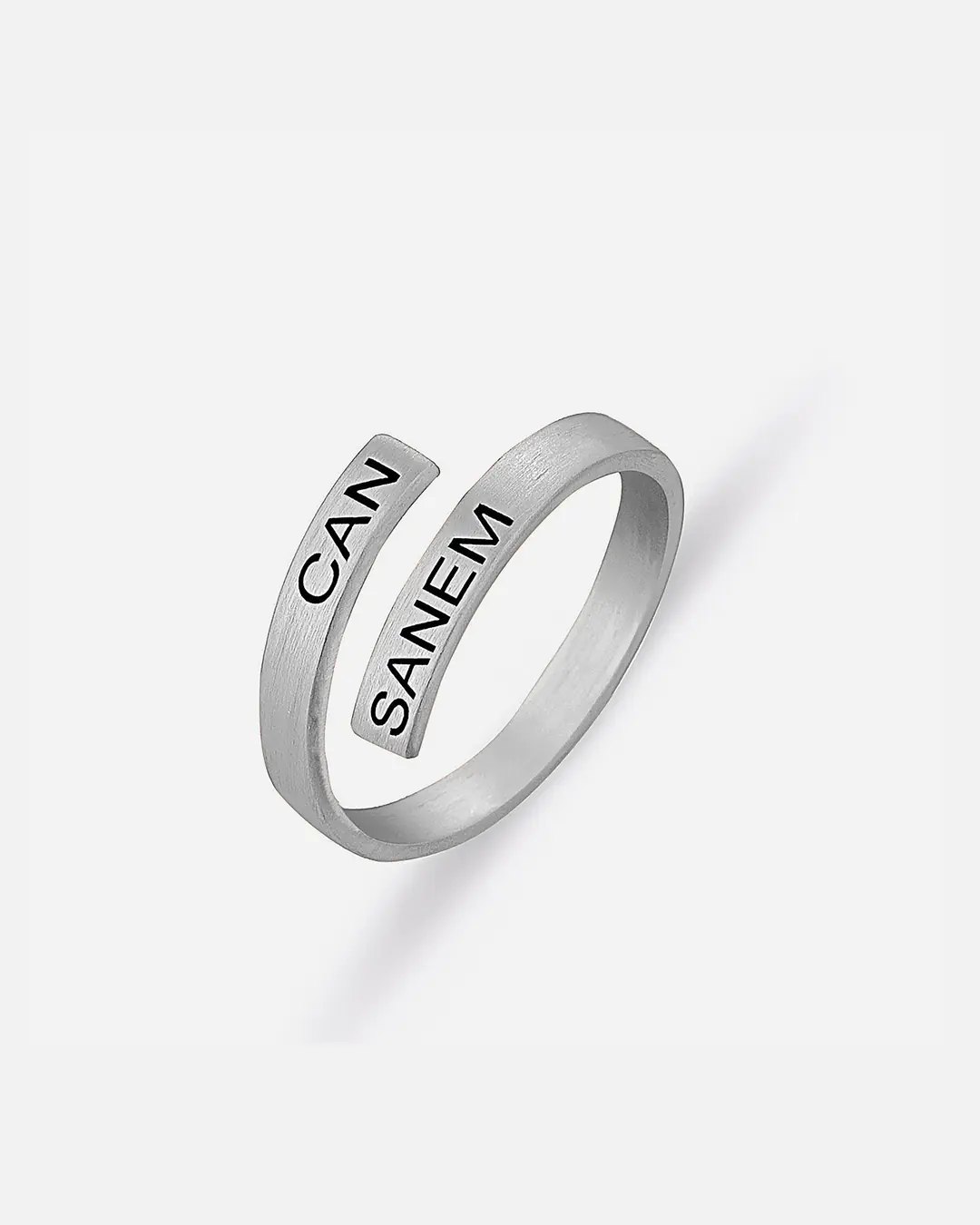 Silver Personalized Ring