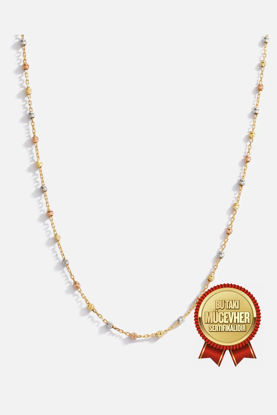 Mikron Gold Plated Silver Dorica Necklace