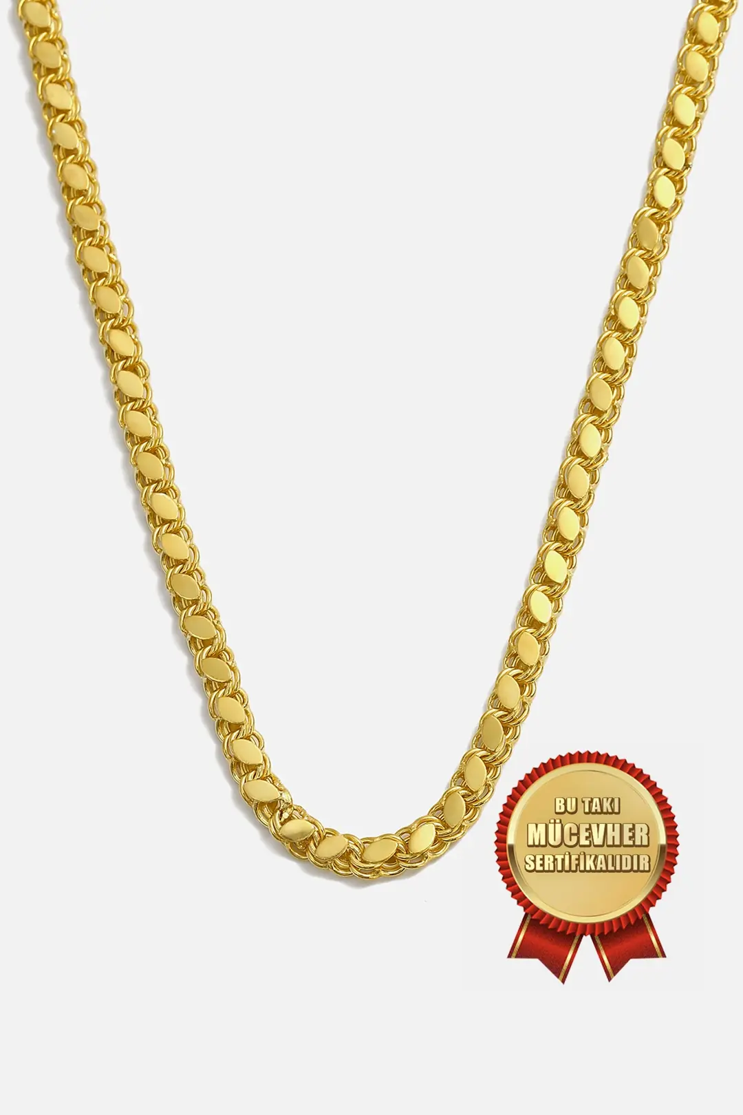925 K Silver 22 K Gold Plated Arpa Necklace