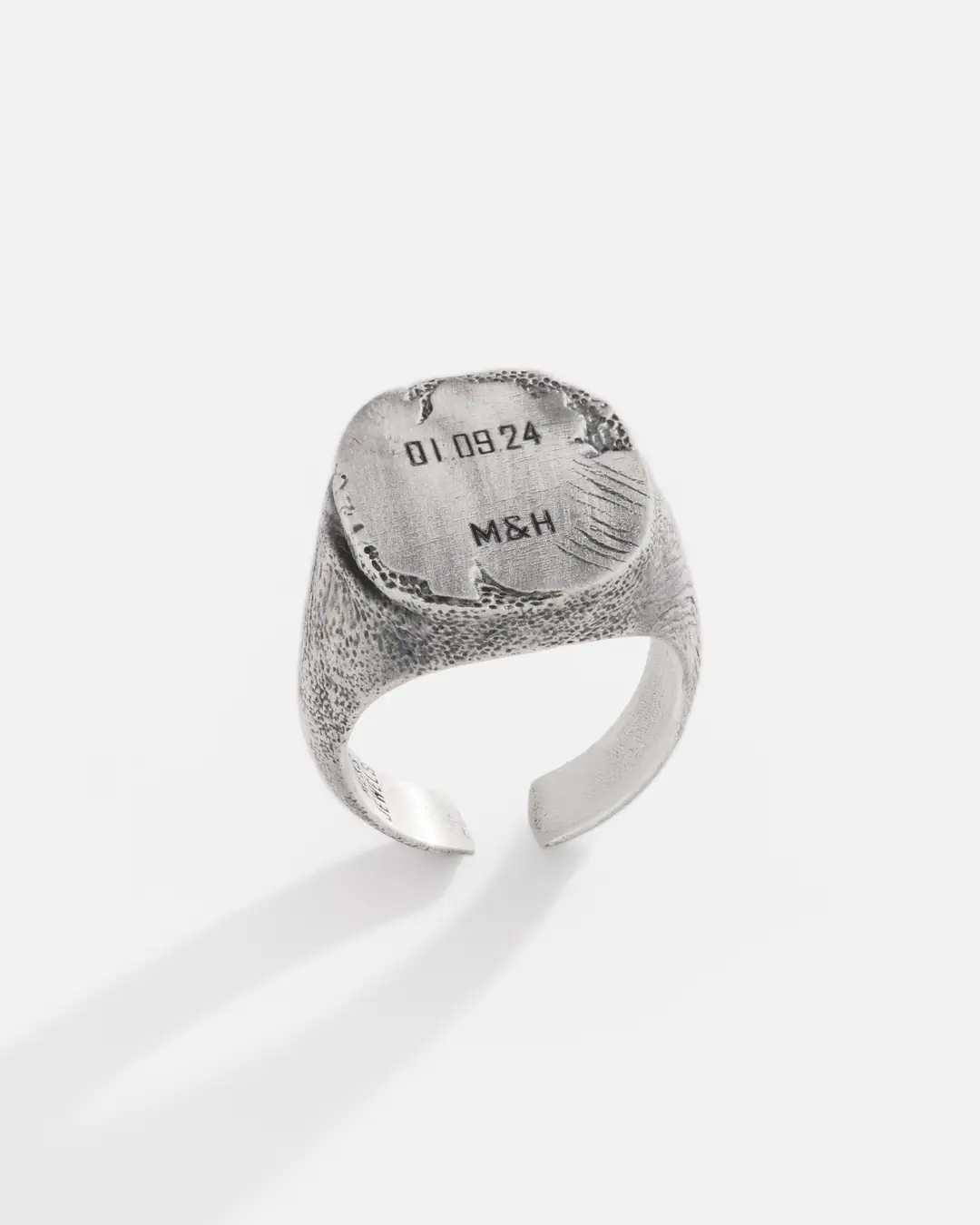 Kişiselleştirilebilir Silver Men's Ring