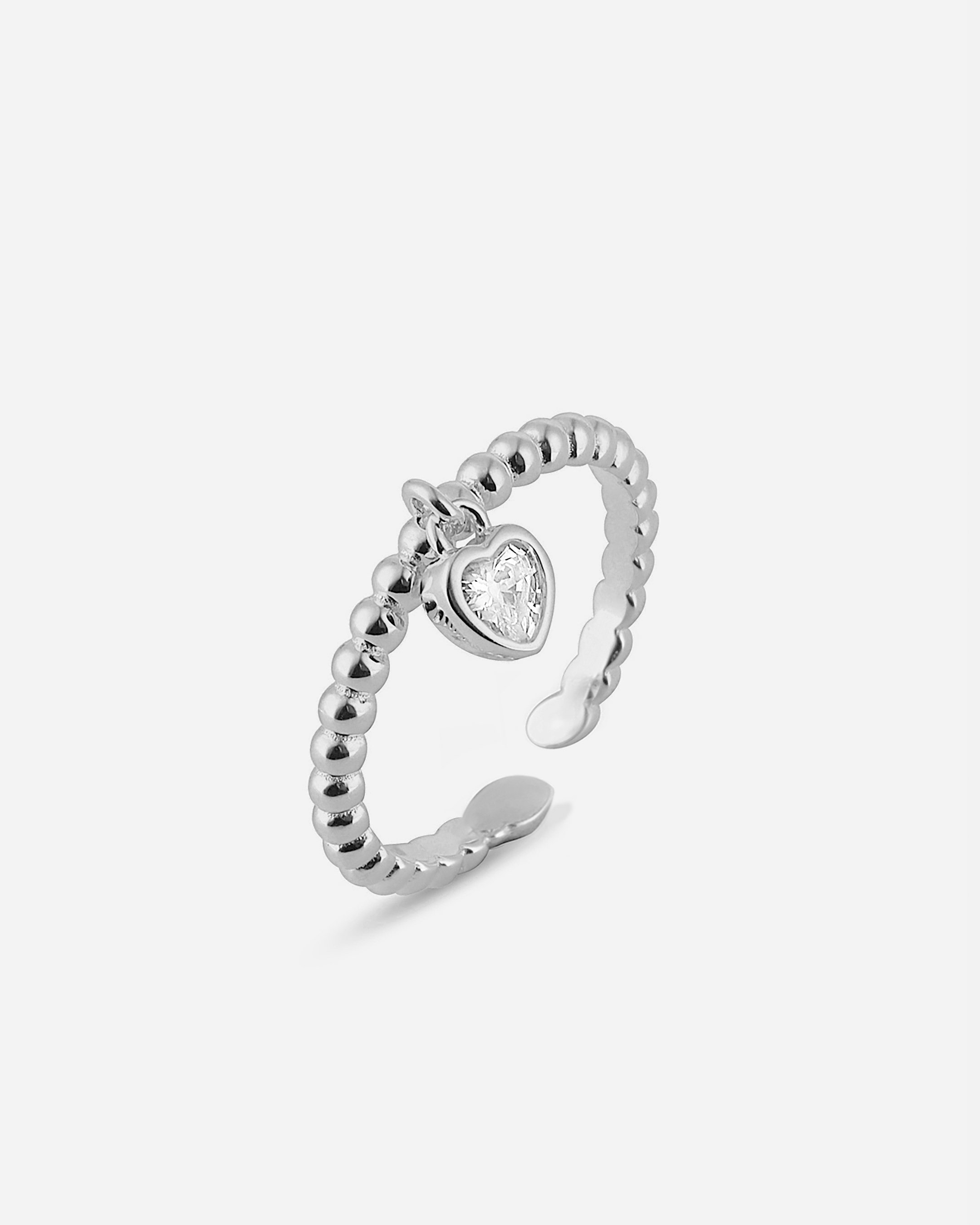 Design Silver Heart Ring