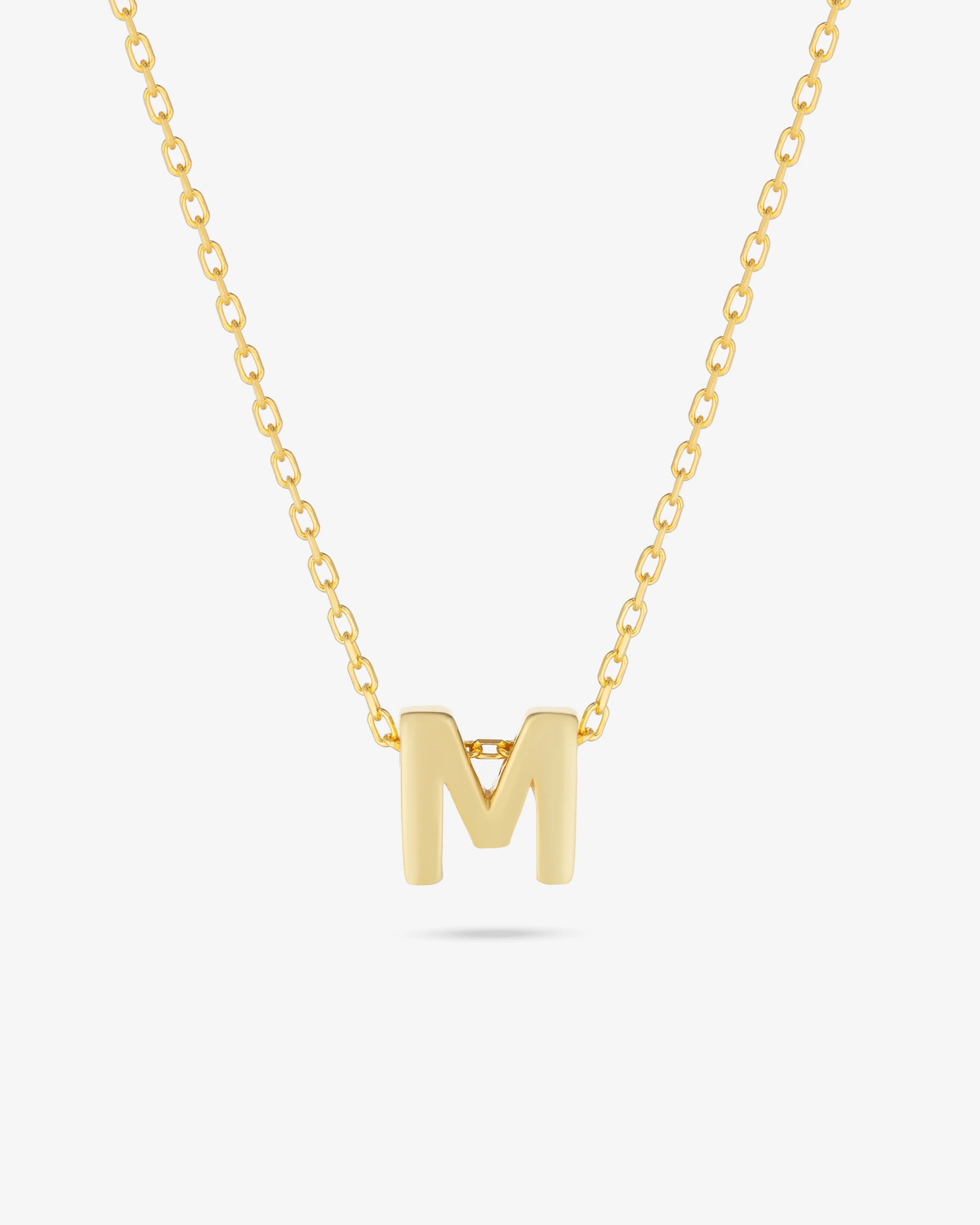 14 Ayar Altın Harfli İkon Kolye