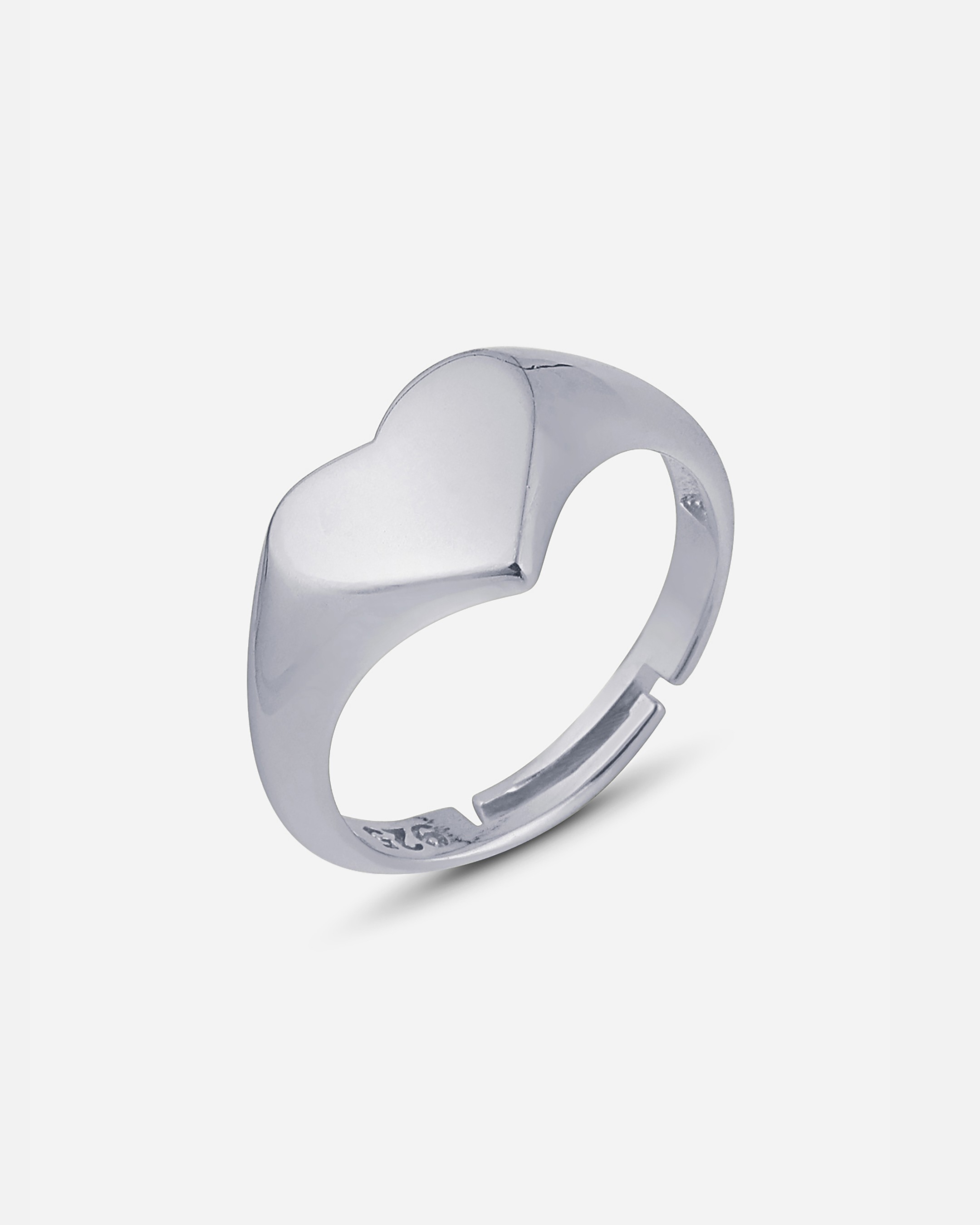 Silver Heart Ring