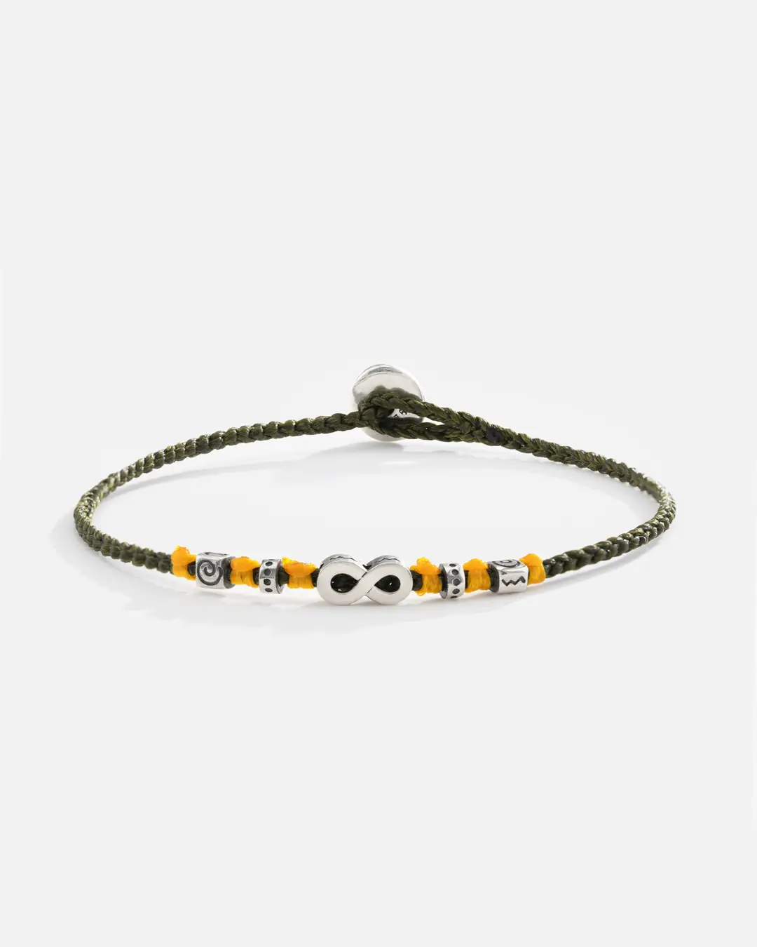Silver İnfinity Men's Bracelet