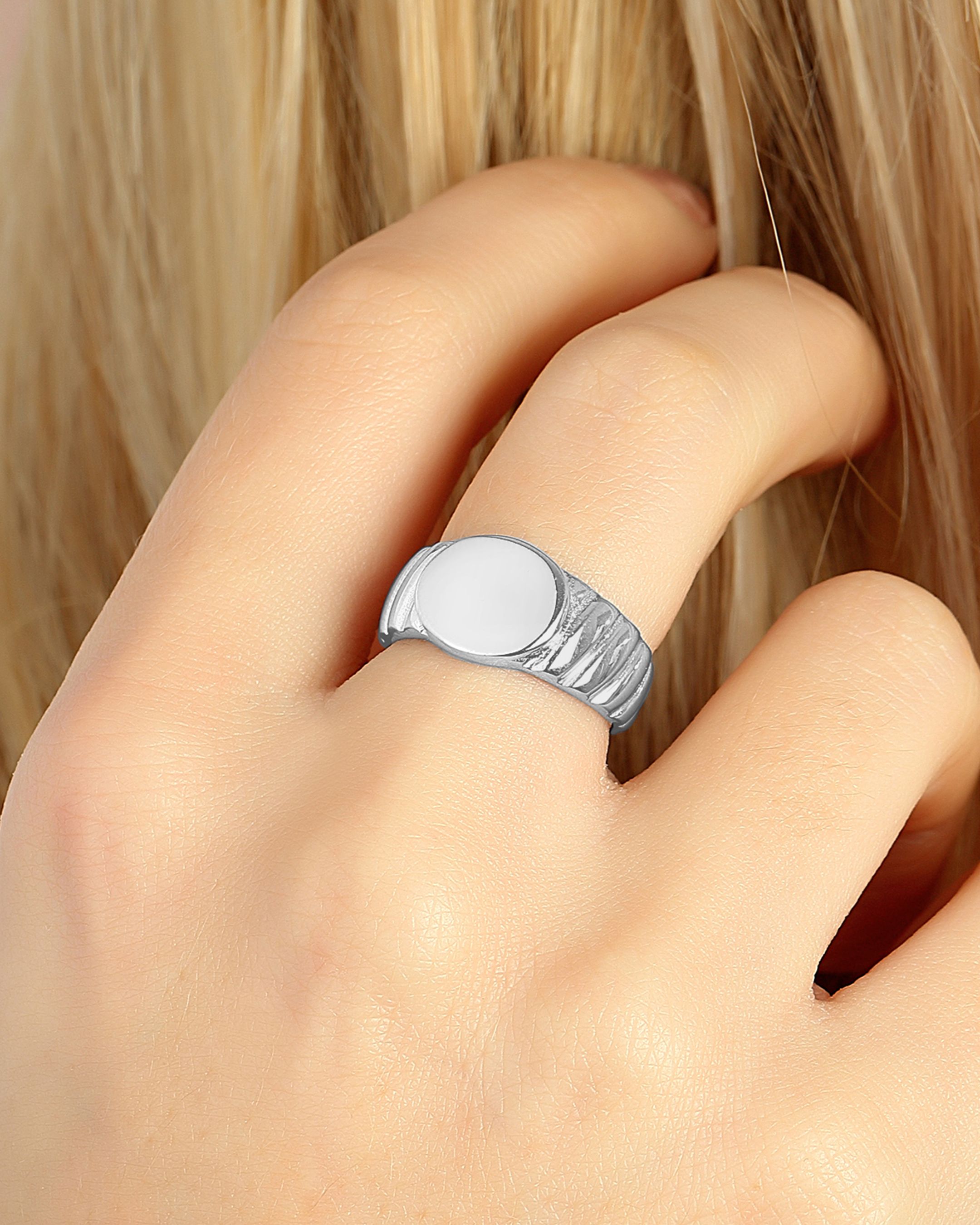 Silver Knight Ring