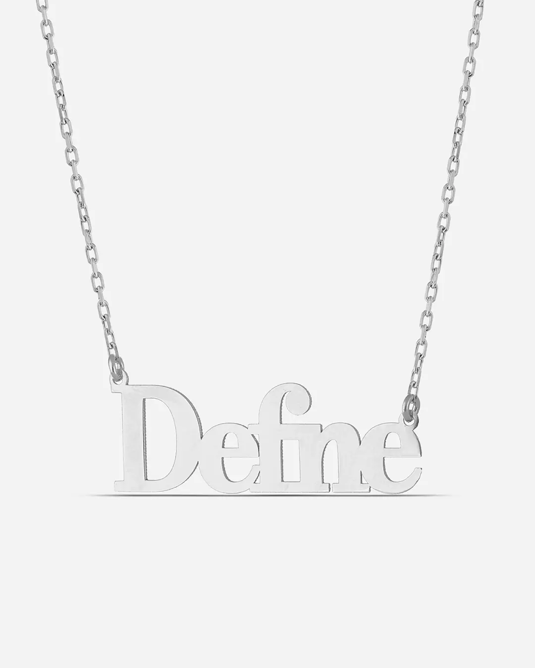 Silver Name Necklace