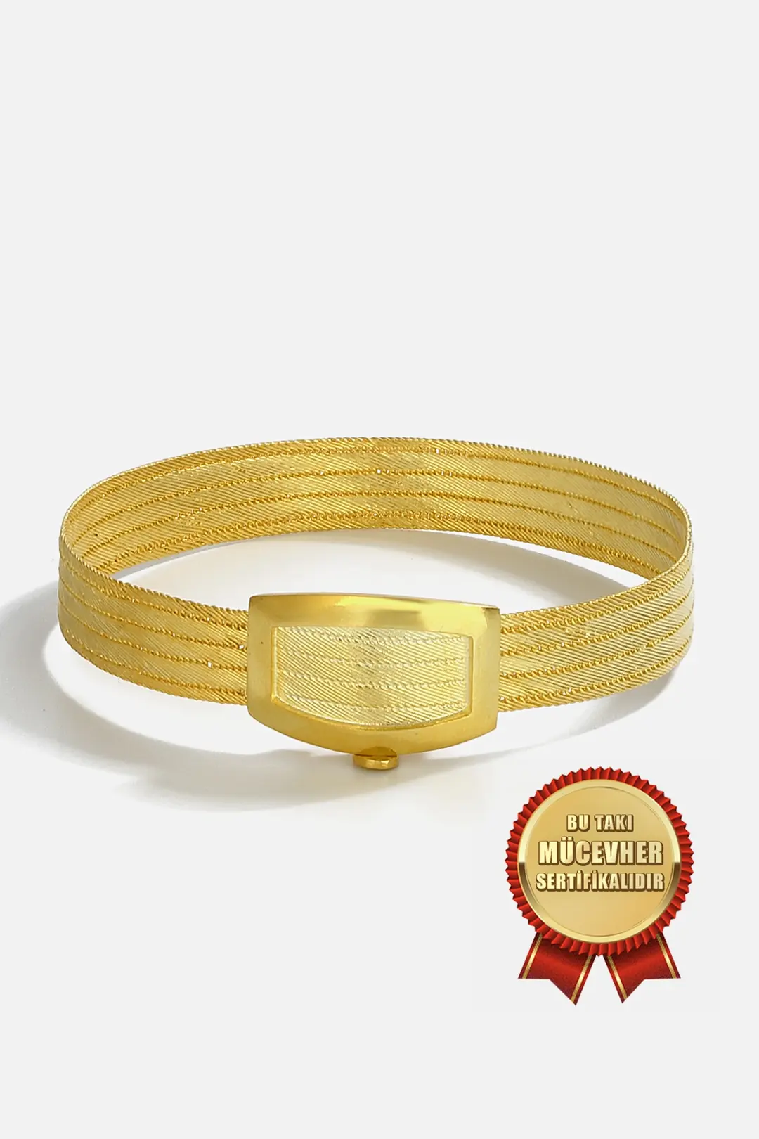 925 K Silver 5 Row Trabzon Hasırı Bracelet