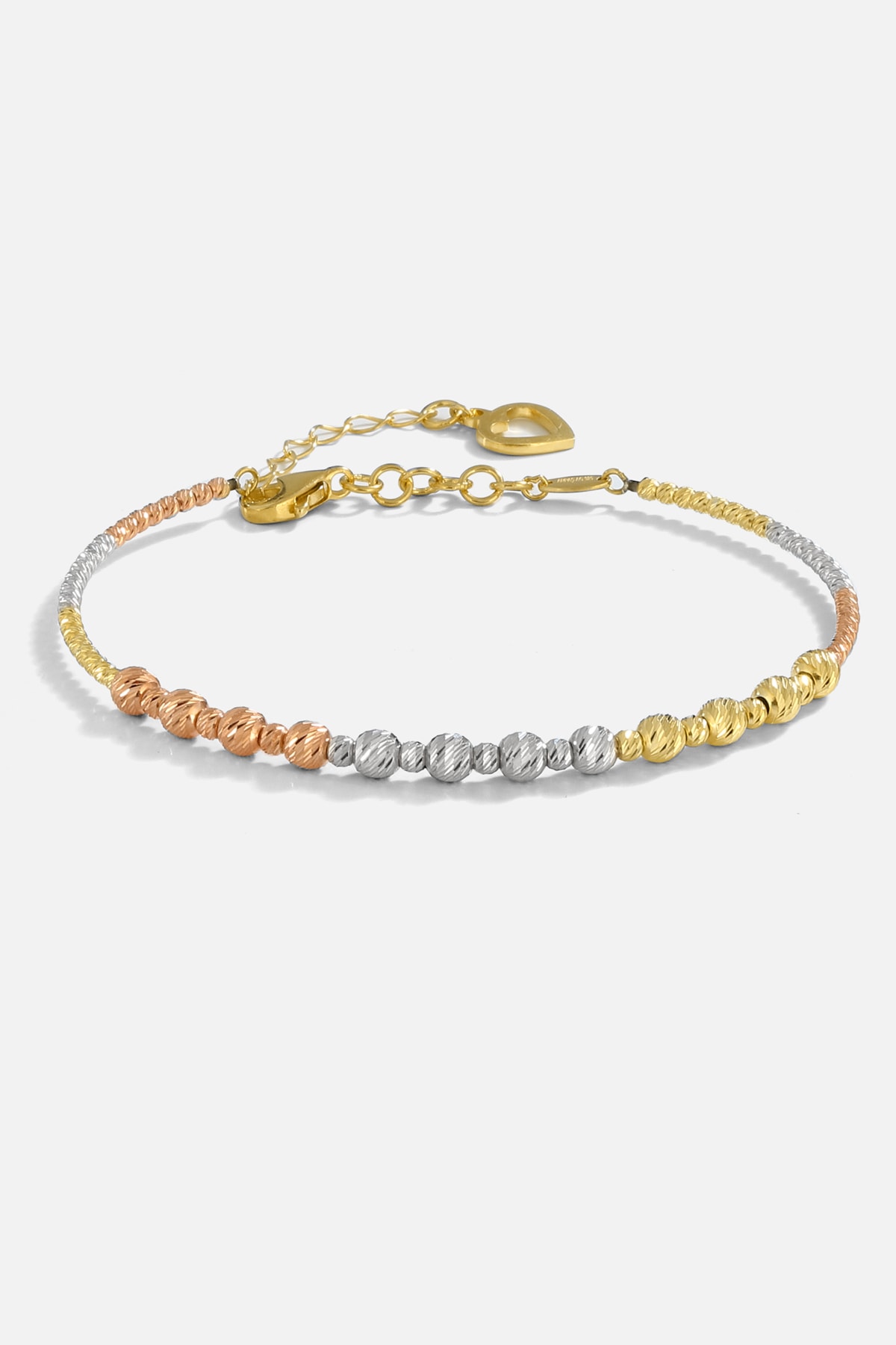 Mikron Altın Kaplama Dorika Gümüş Bilezik