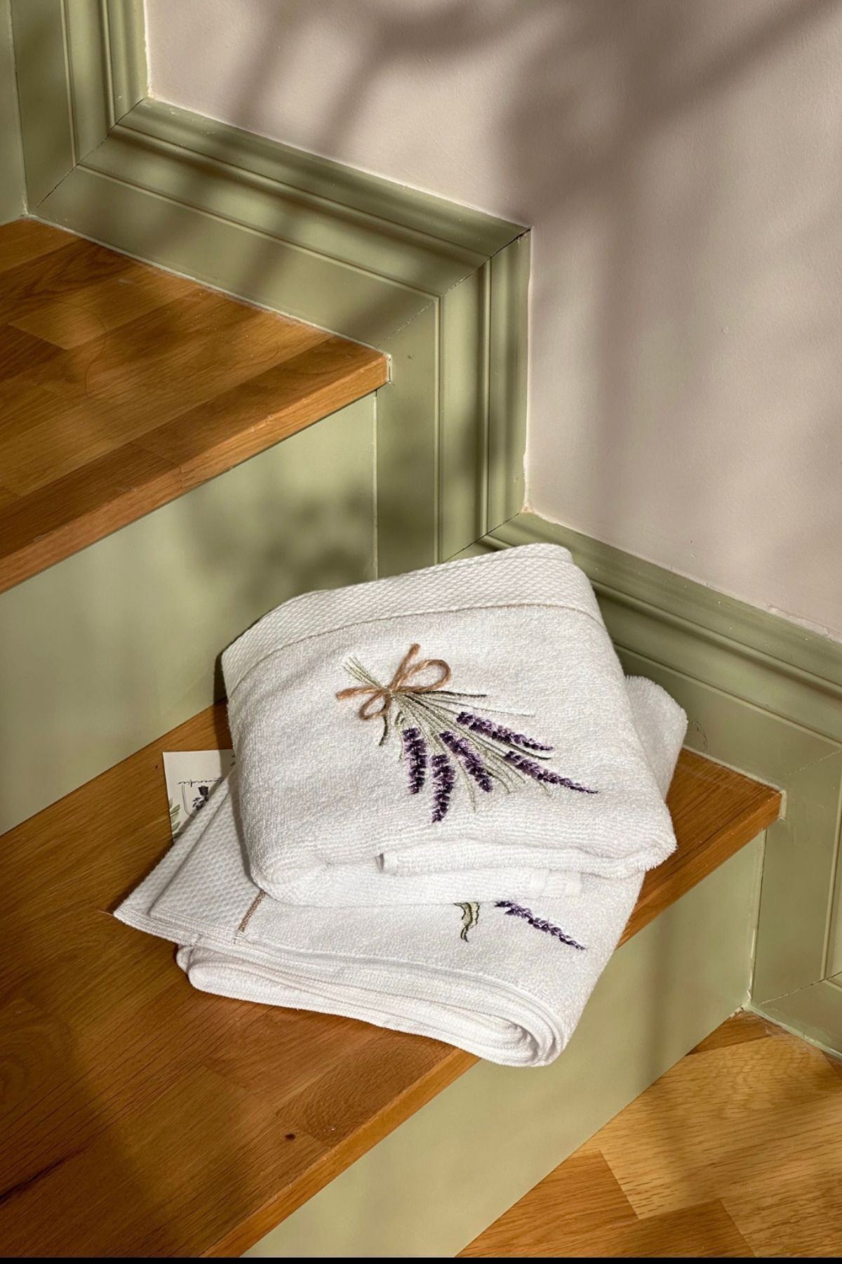 Lavender 50x80 Ikili El/yüz Havlu Seti %100pamuk