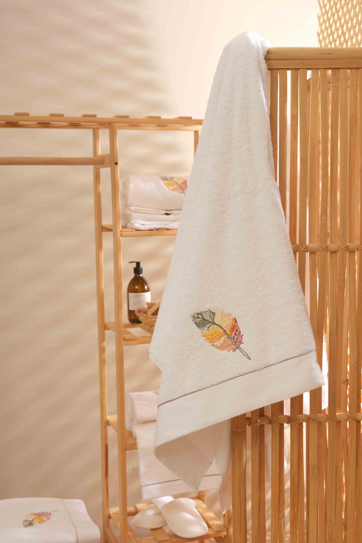 Plume El Ve Banyo Havlu Seti (50*80 2 ADET / 80*160 1 ADET) %100 Pamuk