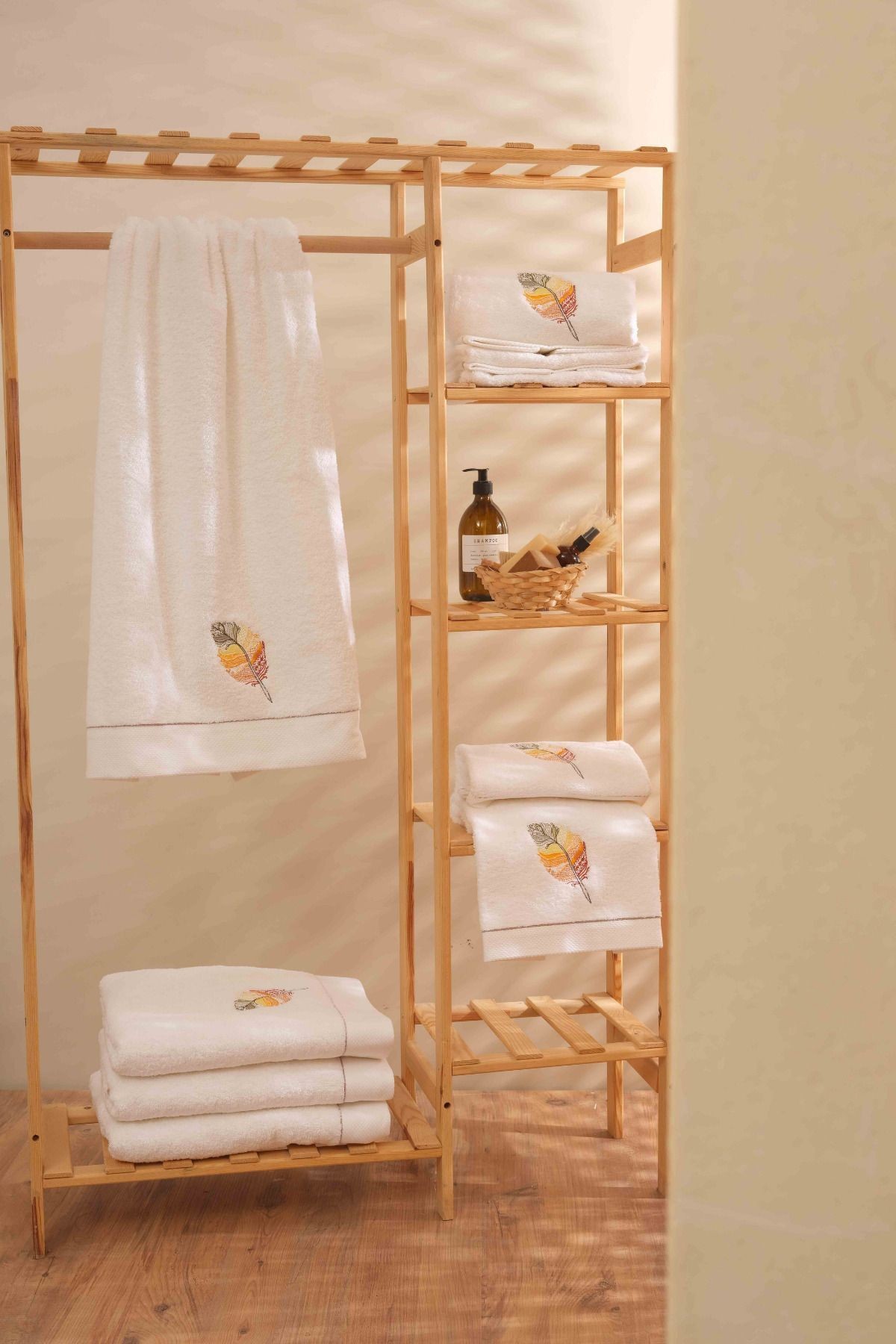 Plume El Ve Banyo Havlu Seti (50*80 2 ADET / 80*160 1 ADET) %100 Pamuk