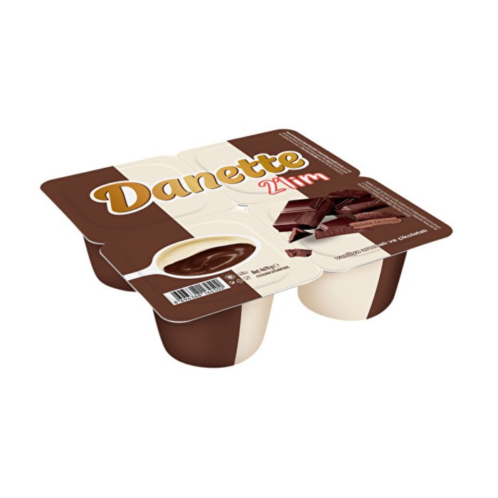 2'lim Çikolatalı Sütlü Puding 70 Gr