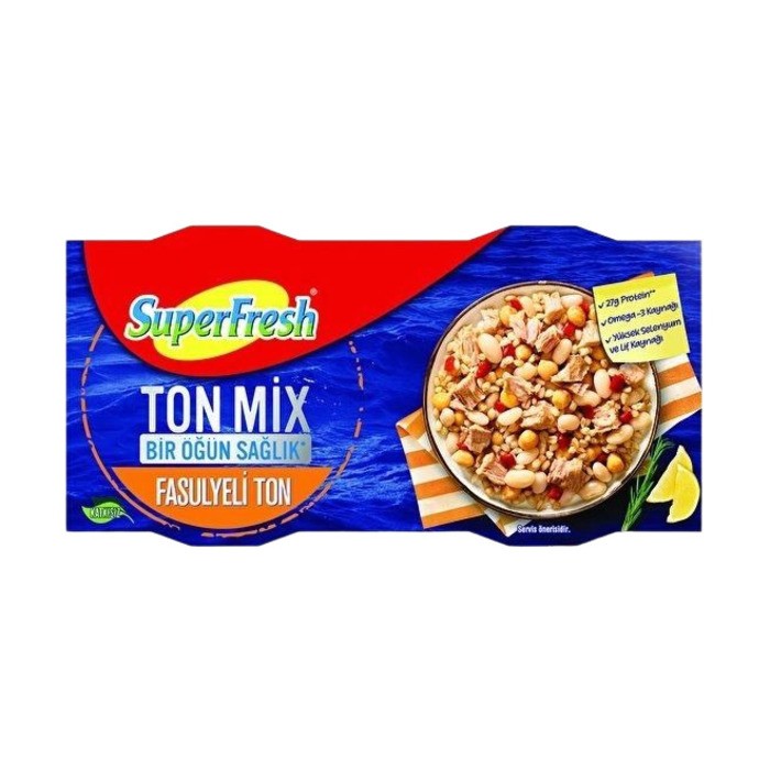Ton Fasulye Mix 2'li 250 Gr