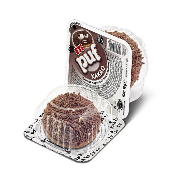 Puf Kakaolu Marshmallow Hanımeller Bisküvi 18 Gr
