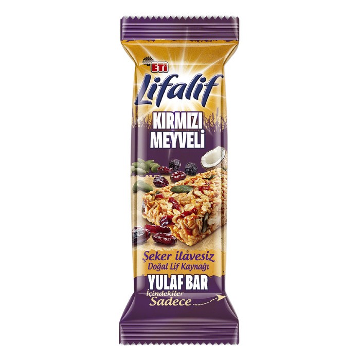 Bar Lifalif Kırmızı Meyveli Yulaf 35 Gr