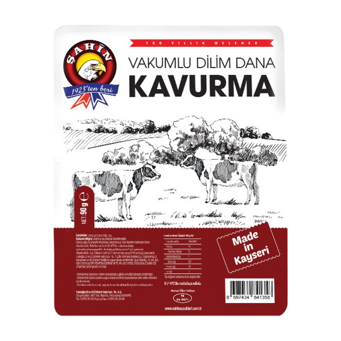 Kavurma Vakumlu Dilim 90 Gr