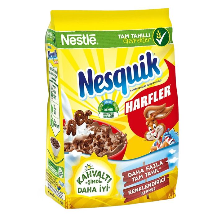 Tahıl Gevreği Çikolatalı Harfler 310 Gr