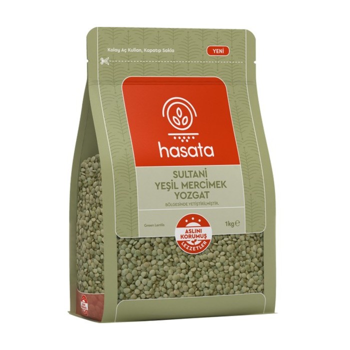 Mercimek Hasata Yeşil 1 Kg