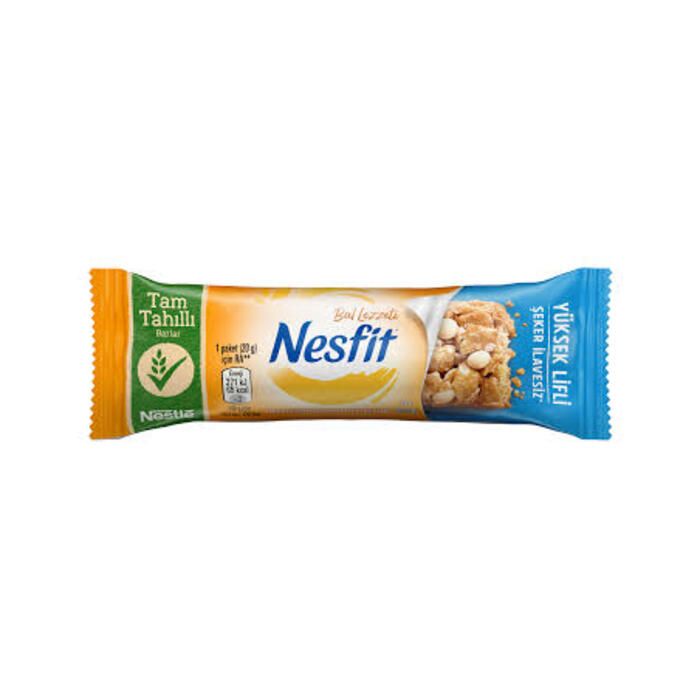 Nesfit Ballı Bar Şeker İlavesiz 20g