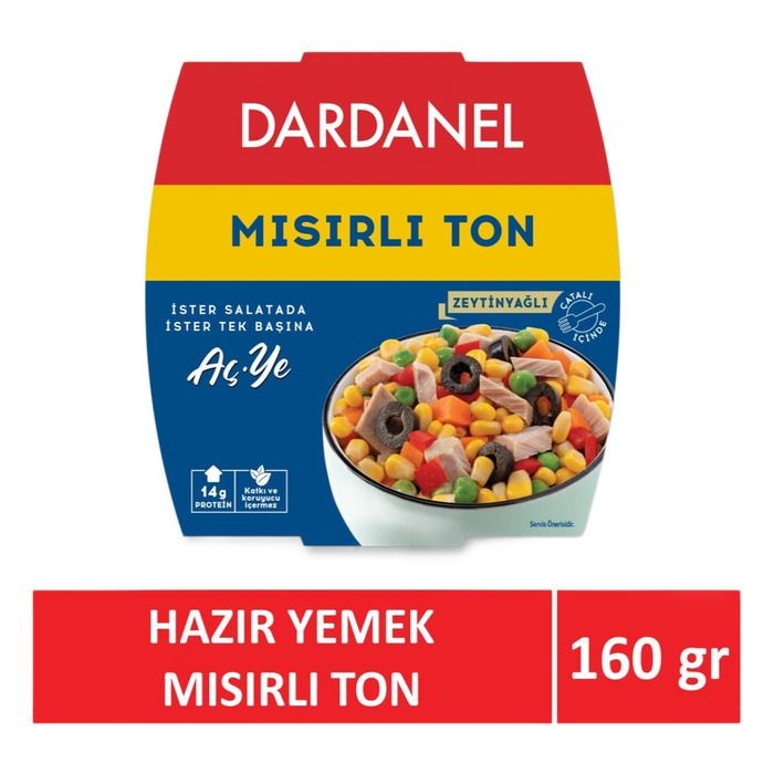 Ton Balığı Mısırlı Aç Ye 160 Gr