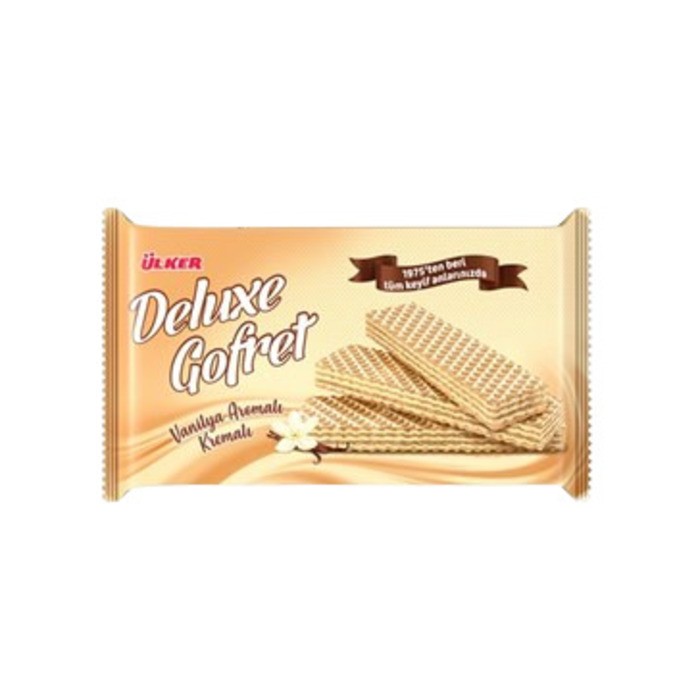 Deluxe Gofret Vanilya Kremalı 220 Gr