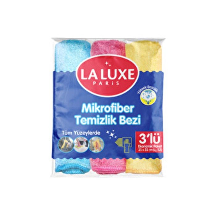 Mikrofiber Temizlik Bezi 3'lü