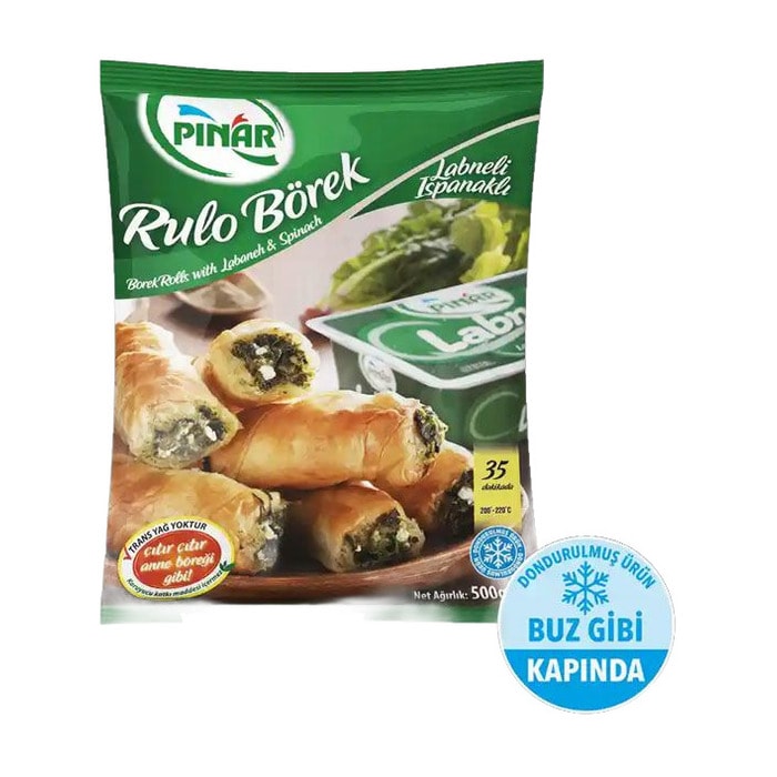 Börek Labneli Ispanaklı Rulo 14x500 Gr