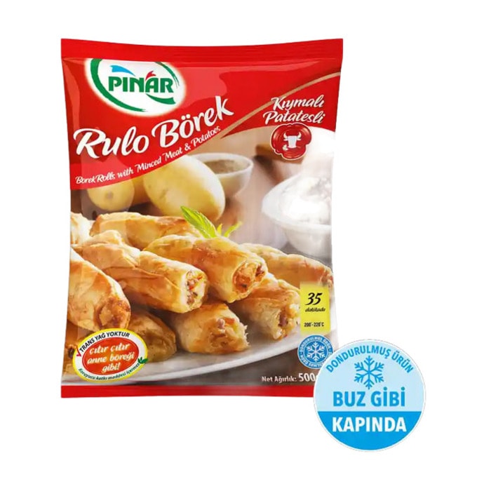 Börek Kıyma Patates Rulo 500 Gr